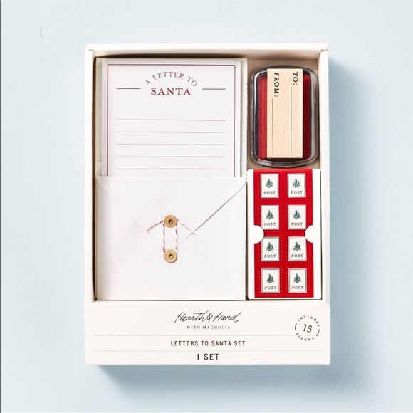 Hearth & Hand Other - Hearth and Hand with Magnolia Letter to Santa Set